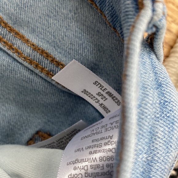 Madewell Cali Demi Boot Jeans Button Front 28 - Picture 5 of 10